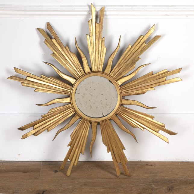 Italian Carved Sunburst Mirror MI8118443