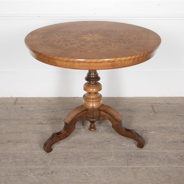 19th Century Italian Parquetry Occasional Table TC4830951