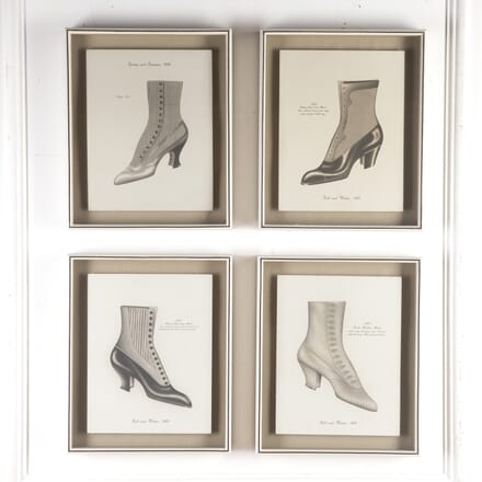 Set of Jazz Age Lithographed Shoe Designs WD7614910