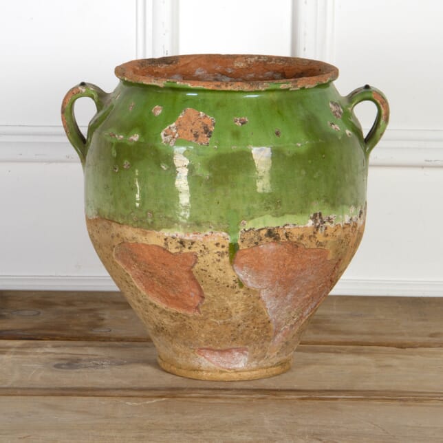 Large 18th Century Green Confit Pot DA7117683