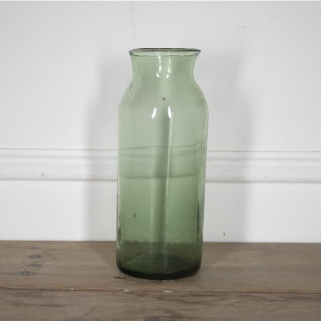 Large 19th Century French Green Glass Jar DA4423200