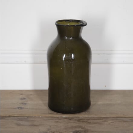 Large 19th Century French Green Glass Jar DA4423199