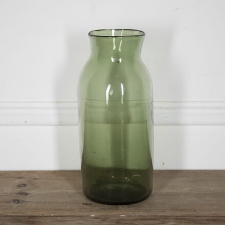 Large 19th Century French Green Glass Jar DA4423195