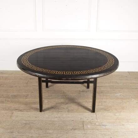 Large 19th Century Anglo-Chinese Lacquered Table TD0514022