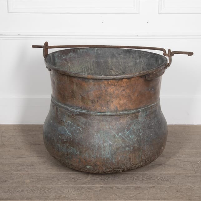 Large 19th Century Copper Cauldron GA3229606