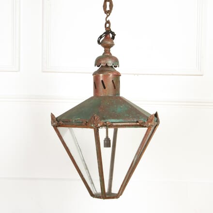 Large 19th Century Copper Lantern LL8118026