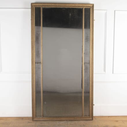 Large 19th Century English Regency Gilded Mirror MI8033177