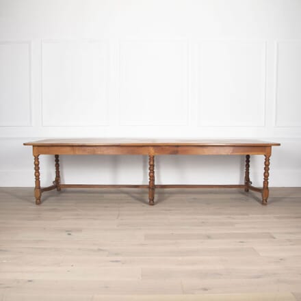 Large 19th Century French Cherrywood Dining Table TD5233156