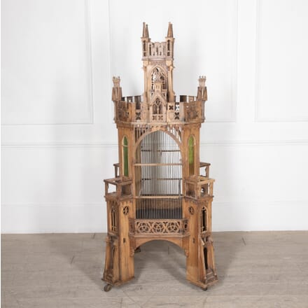 Large 19th Century French Free Standing Bird Cage DA7028255