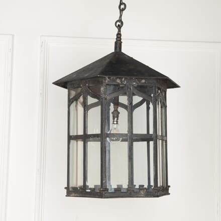 Large 19th Century Gothic Revival Lantern LL3627290