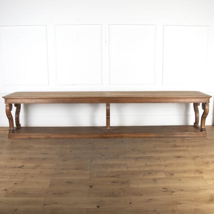 Large 19th Century Oak Drapers Table TD3223576