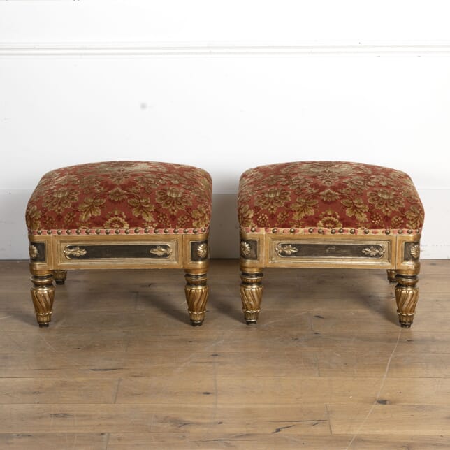 Large 19th Century Pair of Stools ST0319135