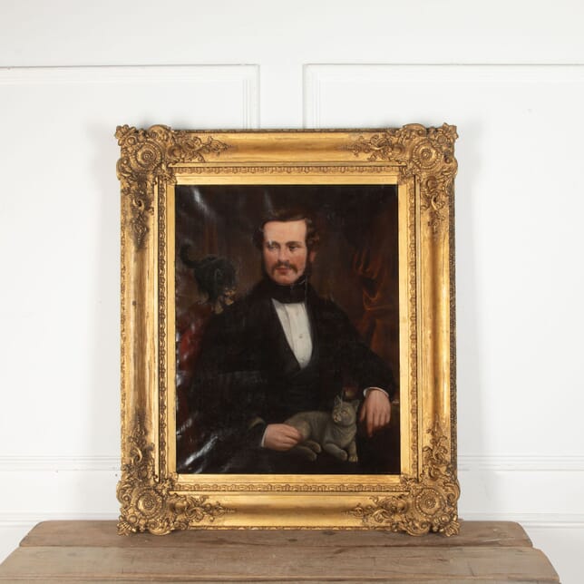 Large 19th Century Victorian Portrait of a Gentleman WD2333881