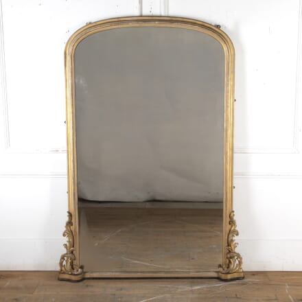 Large 19th Century Water Gilded Mirror MI8225169