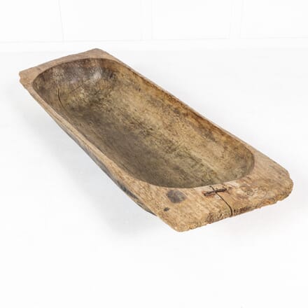 Large 19th Century Wooden Dough Bowl OF0625194