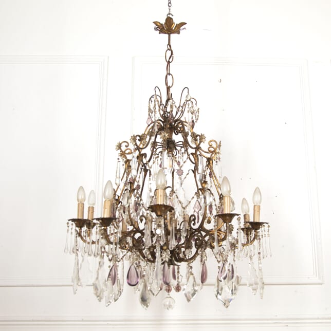 Large 20th Century Cage Chandelier LC9922363