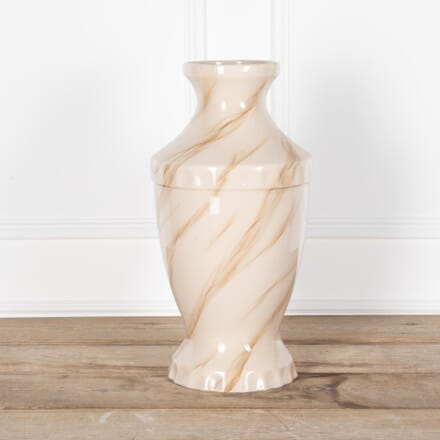 Large 20th Century Faux Marble Glazed Vase DA4328788