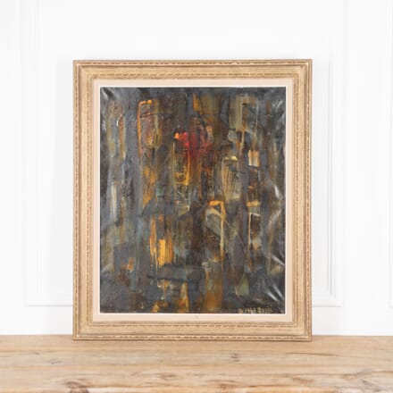 Large 20th Century French Abstract Painting WD3033116