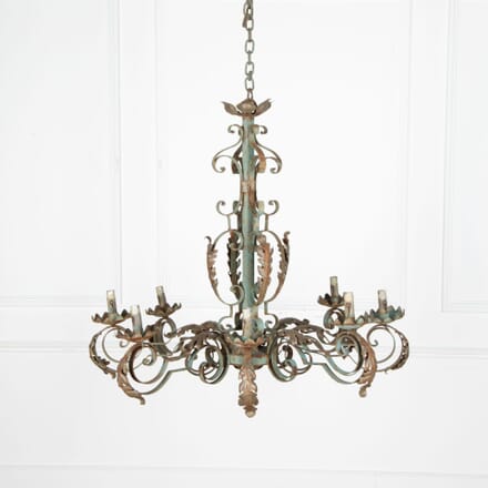 Large 20th Century French Iron Chandelier LC7533958