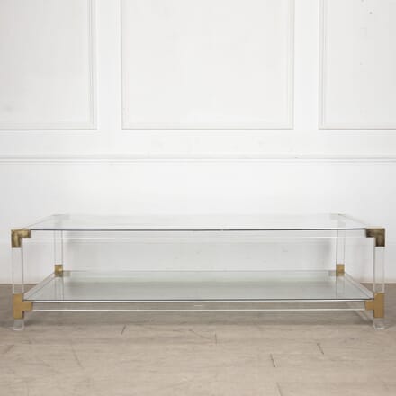 Large 20th Century French Lucite Coffee Table CT4527231