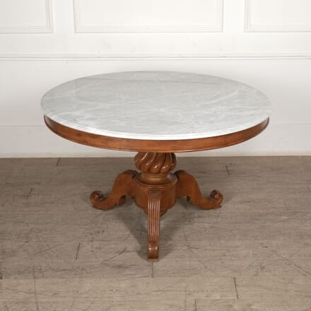Large 20th Century Round Marble Top Table TD5227222