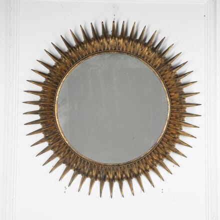 Large 20th Century Sunflower Mirror MI3025613