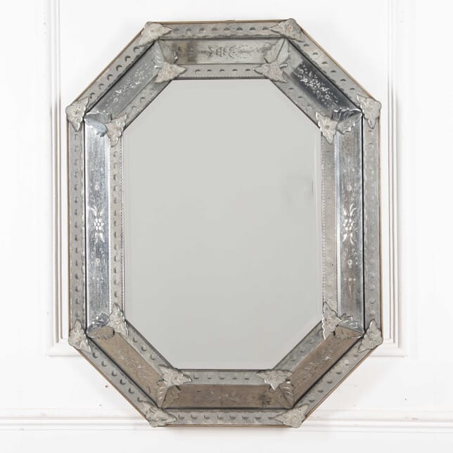 Large 20th Century Venetian Cushion Mirror MI4527777