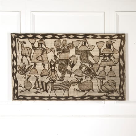 Large African Block Print Wall Hanging WD4510690
