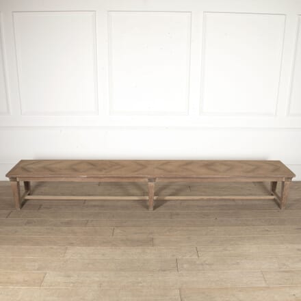 20th Century Bleached Rosewood Hall Bench SB4521147