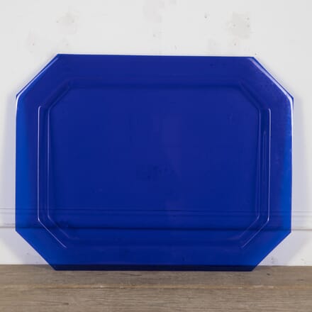 Large Mid-Century Blue Lucite Serving Tray DA1524719