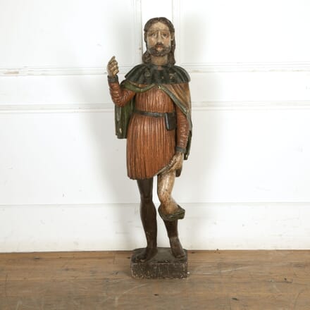 Large 18th Century Carving of St.Roche DA0326084