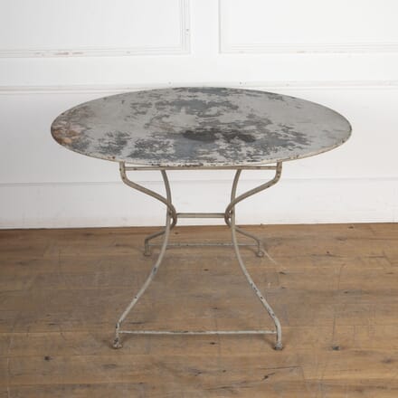 Large 19th Century Circular Folding Iron Table GA7124291