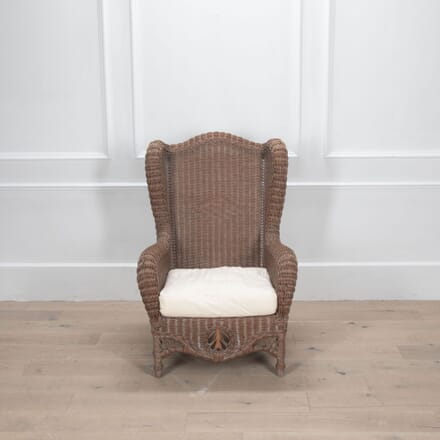 Large Dryad Style Wicker Wing Chair CH0533929