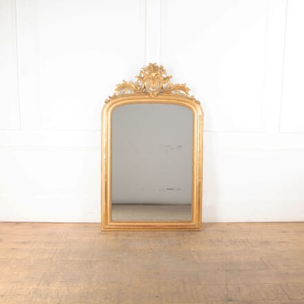 Large Early 19th Century Louis Philippe Overmantle Mirror MI2333885