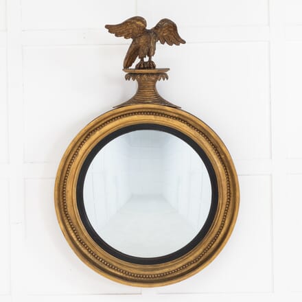 Large Early 19th Century Regency Convex Mirror MI0620732