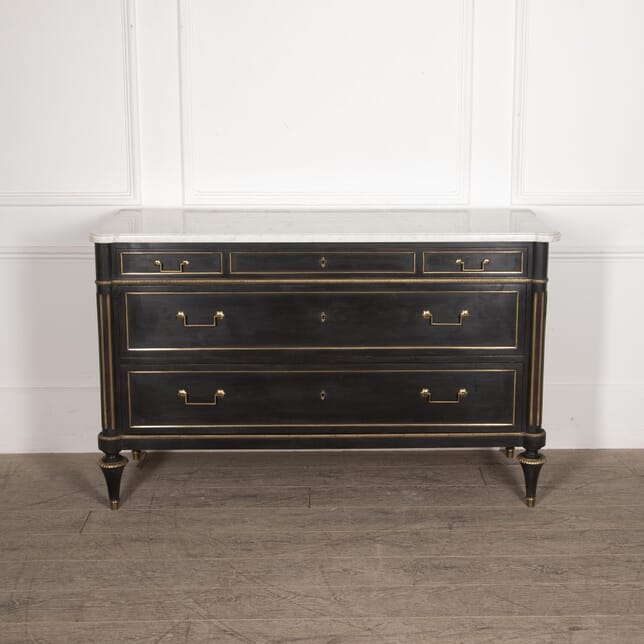Large Early 20th Century Three Drawer Commode CC3430643