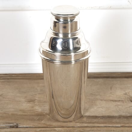 Large English Art Deco Silver Plated Cocktail Shaker DA5819262