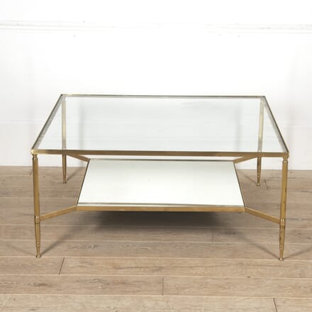 Large French Brass Coffee Table CT4519443