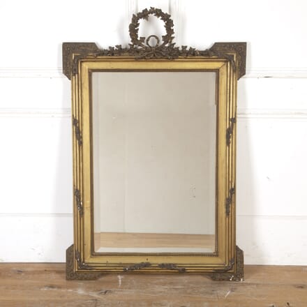 Large French 19th Century Gilt Mirror MI8016667