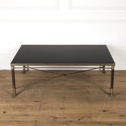 French Glass and Brass Coffee Table TC3618377