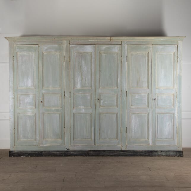 Large French Painted Housekeeper's Cupboard CU0125814
