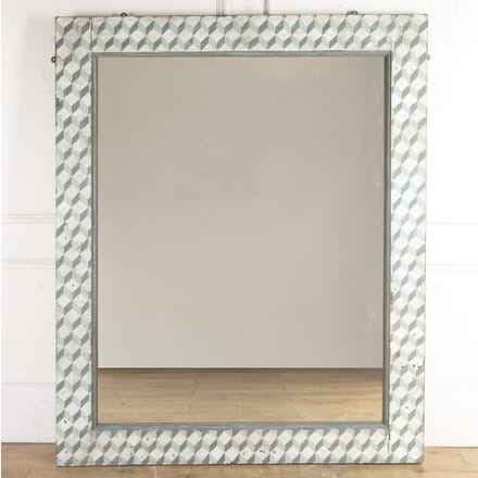 Large Geometric Painted Mirror MI3616415