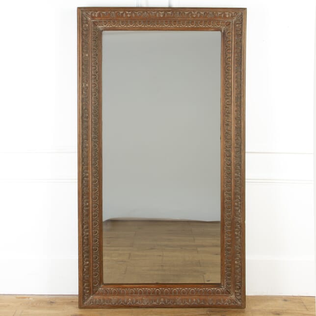 Large 19th Century Oak Mirror MI0317422
