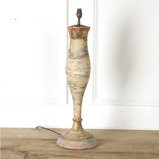 Large Painted Wooden Balustrade Lamp LT9017971