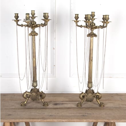 Large Pair of Neoclassical Candelabras DA6923770
