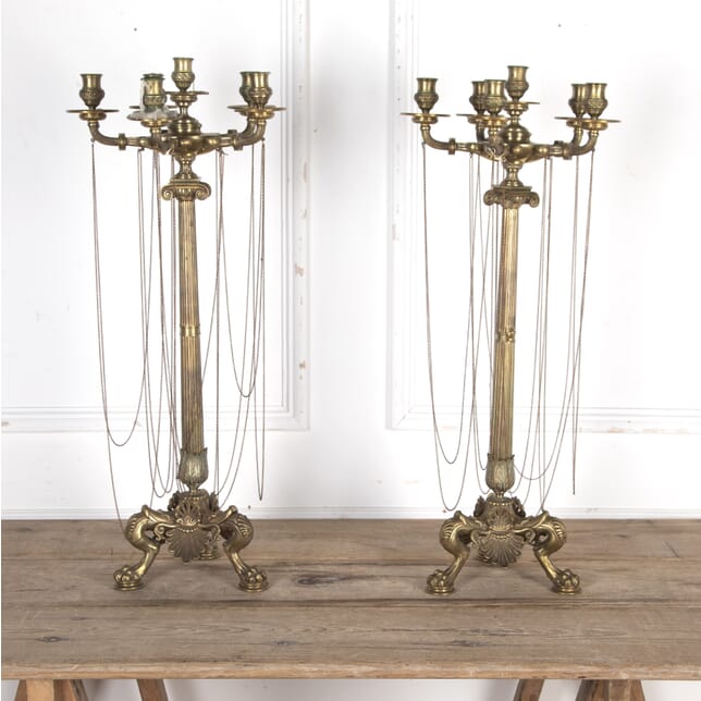 Large Pair of Neoclassical Candelabras DA6923770