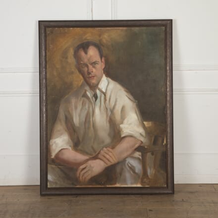 Large 20th Century Oil on Board of a Young Gentleman by John Watkins WD8023018