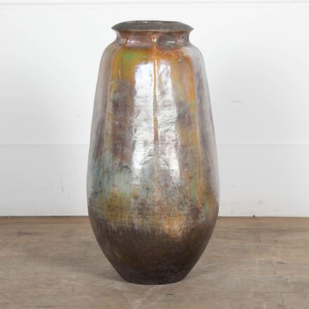 20th Century Large Raku Vase by Gisele Buthod Garcon DA8032365