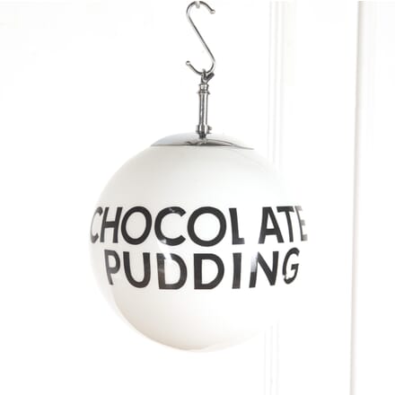 Large Opaline 'Chocolate Pudding' Pendant Light LL5315030