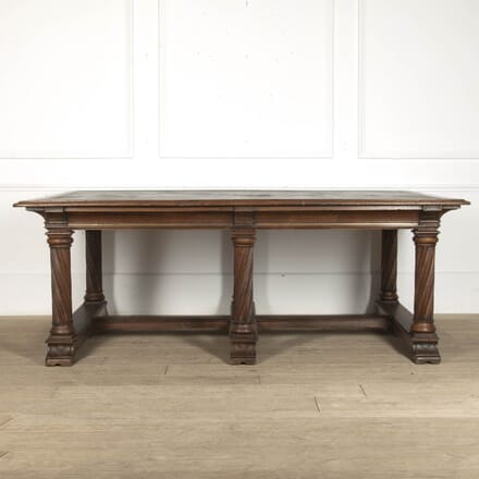 19th Century Oak Library Table TD9920584